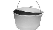 Ceaun din aluminiu alimentar cu capac, capacitate 24 litri