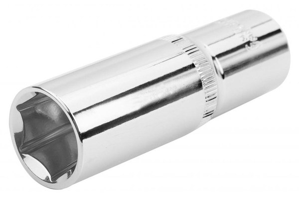 Cheie tubulara adanca de 1/2" Cr-V 11 mm (Industrial)