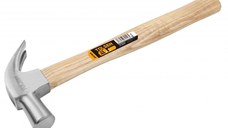Ciocan cu varf curb, tip englezesc 27 mm,maner de lemn