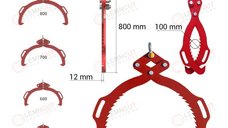 Cleste busteni , ridicare lemn, G600, deschidere maxima 620 mm
