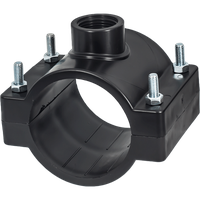 Colier de bransare din PP cu 4 suruburi ,ELYSEE, Dimensiune 50mm x1 1/4" - 1