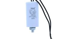 Condensator de pornire pentru motor 400V 3.75uF cu fir, marca Well