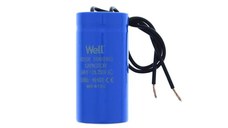 Condensator pornire motor 250V 150uF cu fir, Well