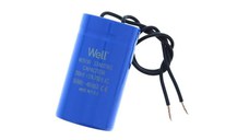 Condensator pornire motor 250V 200uF cu fir, Well