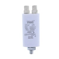Condensator pornire motor 400V 3.75uF cu pin, Well - 1