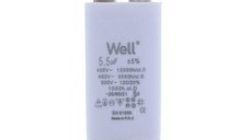 Condensator pornire motor 400V 5.5uF cu pin, Well