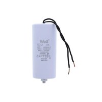 Condensator pornire motor 400V 50uF cu fir, Well - 1