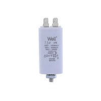 Condensator pornire motor 400V 7.5uF cu pin, Well - 1