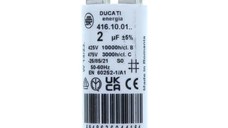 Condensator pornire motor 425V 2uF cu pin, Ducati Energia 416100164