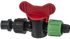 Conector Cu Robinet Si Garnitura Pentru Tub De Picurare,Dimensiune 16mm, Presiune 4 Bari