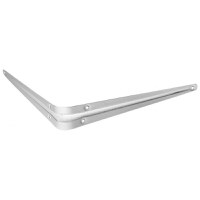Consola pentru rafturi 250x300 mm,alb - 1
