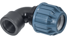 Cot 90° compresiune cu FI, PN 10 si PN 16, Elysee , Dimensiune 110x4