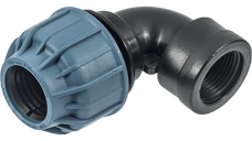 Cot 90° compresiune cu FI, PN 10 si PN 16, Elysee ,Presiune 10 Bari , Dimensiune 20x1/2