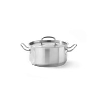 Cratita cu capac 4,8 Lit, 24 cm diametru x10,5 cm inaltime, inox - 1