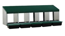 Cuibar gaini si pasari cu 5 compartimente, MG-05 PROFI cu colector de oua