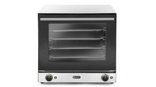Cuptor Inox cu Convectie, H90, 2670 W cu 4 Tavi, 2 Elemente Incalzire, 2 Ventilatoare, Termostat Reglabil 50-300 gr C, Timer 0-120 min