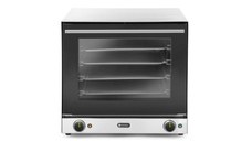 Cuptor Inox cu Convectie, H90, 2670 W cu 4 Tavi, 2 Elemente Incalzire, 2 Ventilatoare, Termostat Reglabil 50-300 gr C, Timer 0-120 min