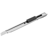 Cutter cu lama cu clic 9x80 mm,inox - 1