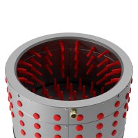 Deplumator pasari PLUMAX-60B PRO - pui, gaini, (diametru cuva 60 cm), 1500W, Model Nou - 6