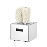 Dispozitiv de lustruire pahare din inox cu perii de aluminiu, 220-240V,1350W, capacitate 300 pahare/h, Hendi - 4