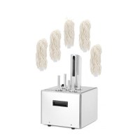 Dispozitiv de lustruire pahare din inox cu perii de aluminiu, 220-240V,1350W, capacitate 300 pahare/h, Hendi - 1