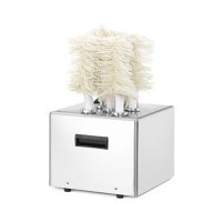 Dispozitiv de lustruire pahare din inox cu perii de aluminiu, 220-240V,1350W, capacitate 300 pahare/h, Hendi - 14