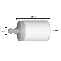 Filtru benzina drujba Husqvarna - 6mm - 1