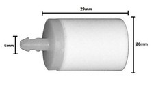Filtru benzina drujba Husqvarna - 6mm