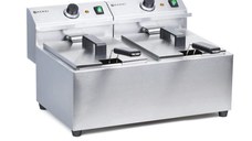 Friteuza electrica profesionala dubla 2x8 litri, inox, 2x3500W, Hendi Mastercook