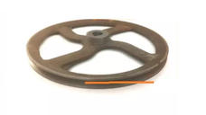 Fulie motor electric-batoza cu gauri int ax 24 mm - ext 350 mm