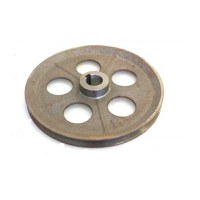 Fulie motor electric cu gauri int ax 24 mm - ext 200 mm - 1
