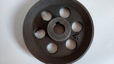 Fulie motor electric cu gauri int ax 24 mm - ext 250 mm