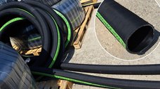 Furtun absorbtie/refulare apa fierbinte, apa murdara, cauciuc EPDM, FLEXATI, 3 1/2 Toli, (90mm), presiune lucru 10 bari, -40°C / +125°C, cu spirala din otel galvanizat
