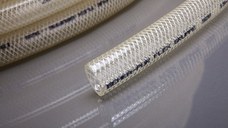 Furtun alimentar cu insertie, Glass Clear, 10 x 3 mm, 60 bar, rola 50m, PVC transparent, multistrat, pentru presiune