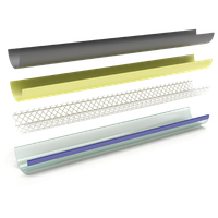Furtun de gradina 4 straturi cu insertie, seria 312N, 3/4", rola de 25m, 7 bar, presiune max. 21 bar - 2