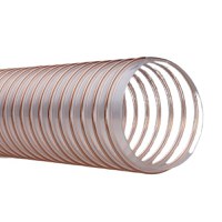 Furtun exhaustor, PU FLEXADUX, 0.7mm, 90mm, pentru granule, cereale, ingrasamant, granule, rumegus - 1