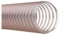 Furtun exhaustor, PU FLEXADUX, 1.0mm, 100mm, pentru granule, cereale, ingrasamant, granule, rumegus