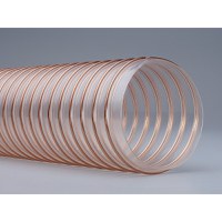 Furtun exhaustor, PU FLEXADUX, 1.0mm, 100mm, pentru granule, cereale, ingrasamant, granule, rumegus - 1