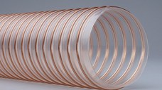 Furtun exhaustor, PU FLEXADUX, 1.0mm, 40mm, pentru granule, cereale, ingrasamant, granule, rumegus