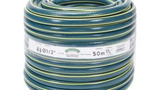 Furtun Gradina cu Insertie, Bluebos Plus, 1/2 toli, 50m, 4 Straturi, Clasa 3 Rezistenta, Micul Fermier GF-2118