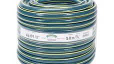 Furtun Gradina cu Insertie, Bluebos Plus, 1/2 toli, 50m, 4 Straturi, Clasa 3 Rezistenta, Micul Fermier GF-2118
