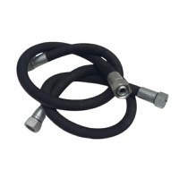 Furtun Hidraulic Sertizat 2SN pentru Tractor U445, U650, L=5000mm, 2 Insertii Metalice - 1