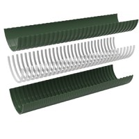 Furtun vidanja, 90mm, super flexibil, rola de 30m, PVC moale cu aditivi de cauciuc sI cu spirala rigida din PVC - 2
