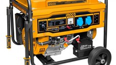 Generator curent electric, INGCO GE55003, Putere 5500W, Tehnologie AVR, Pornire Electrica, Monofazat