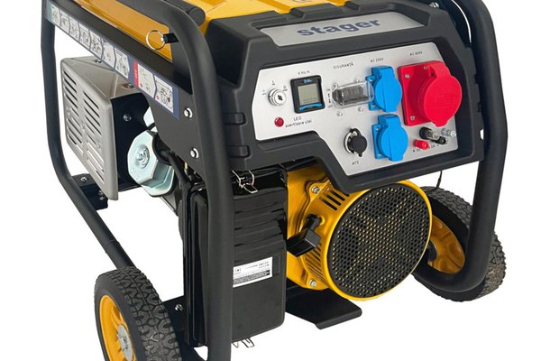 Generator Curent Electric, Stager FD 10000E3R Automatic Generator open-frame 8.5kW , Trifazat, Tehnologie AVR, Benzina, Pornire electrica