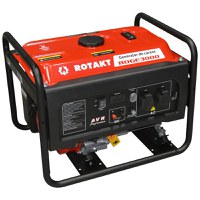 Generator electric monofazat, Rotakt ROGE3000, 3.0 KW, AVR, Voltmetru, Iesire De 12V, Consum de 1,09L/ora - 1
