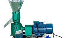 Granulator furaje KL-120, 100 Kg/h, motor inclus 3 Kw, 1 matrita inculusa de 4mm, transmisie reductor, monofazat 230V