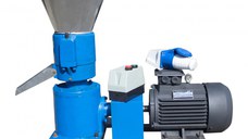 Granulator furaje KL-150, 150 Kg/h, 4 Kw, 3 matrite, motor inclus, transmisie reductor, trifazat 380V