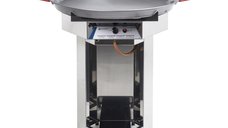 Gratar pe gaz Hendi Fiesta 800, inox, 7,0 Kw, contine furtun de gaz, aprindere electronica si regulator de presiune, 80x80x(H)90 cm
