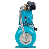 Hidrofor Detoolz 0.9 kW, debit maxim 2280l/h, inaltime maxima de pompare 40m, corp pompa fonta, butelie 24L, ejector - 12